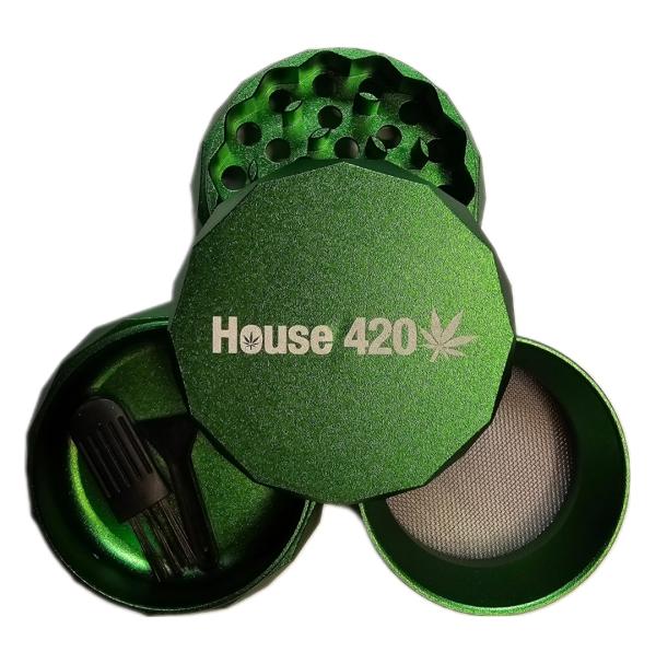 House 420 Alu Grinder 55mm Green House 420 Alu Grinder 55mm Green
